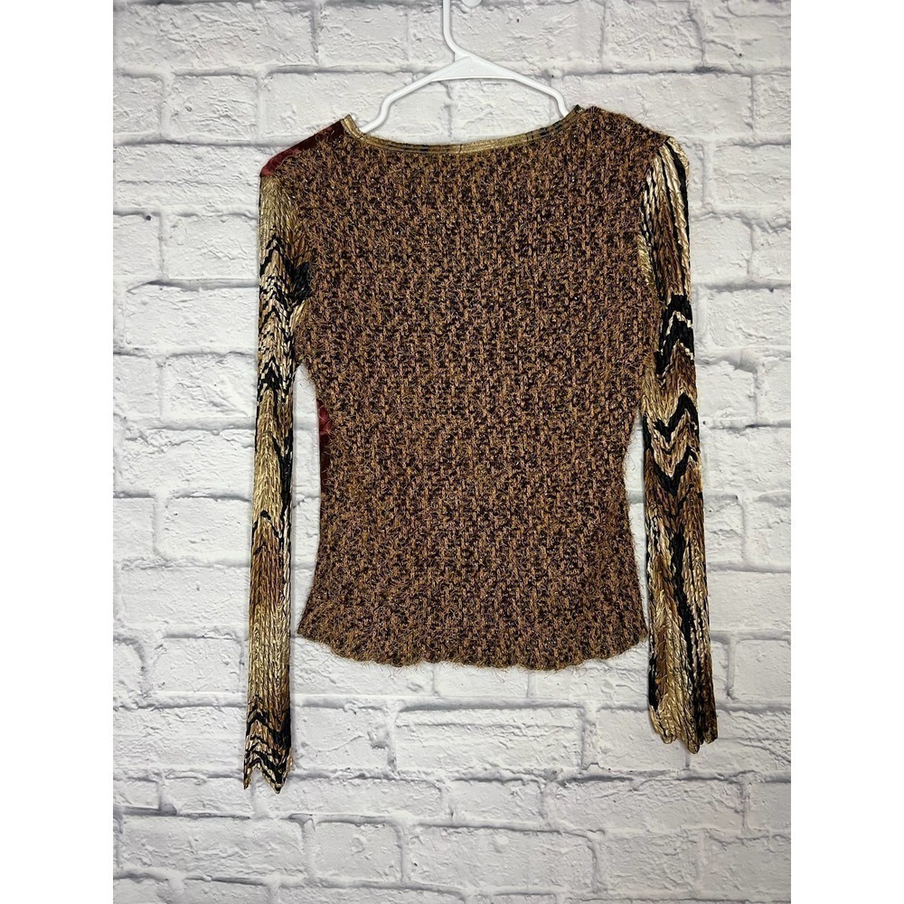 Alberto Makali Vintage floral long sleeve blouse size M. - Picture 7 of 7